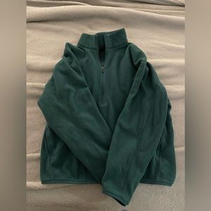 Lululemon mens qurter zip in medium - forest green color, perfect condition